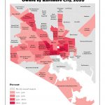 Percentage of Vacant Properties Owned by Baltimore City (2020)