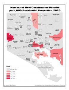 Number of New Construction Permits per 1,000 Residential Properties