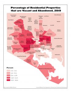 Percentage of Residential Properties that are Vacant and Abandoned (2019)