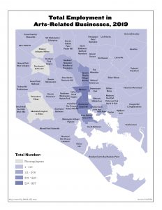 Total Employment in Arts-Related Businesses (2019)